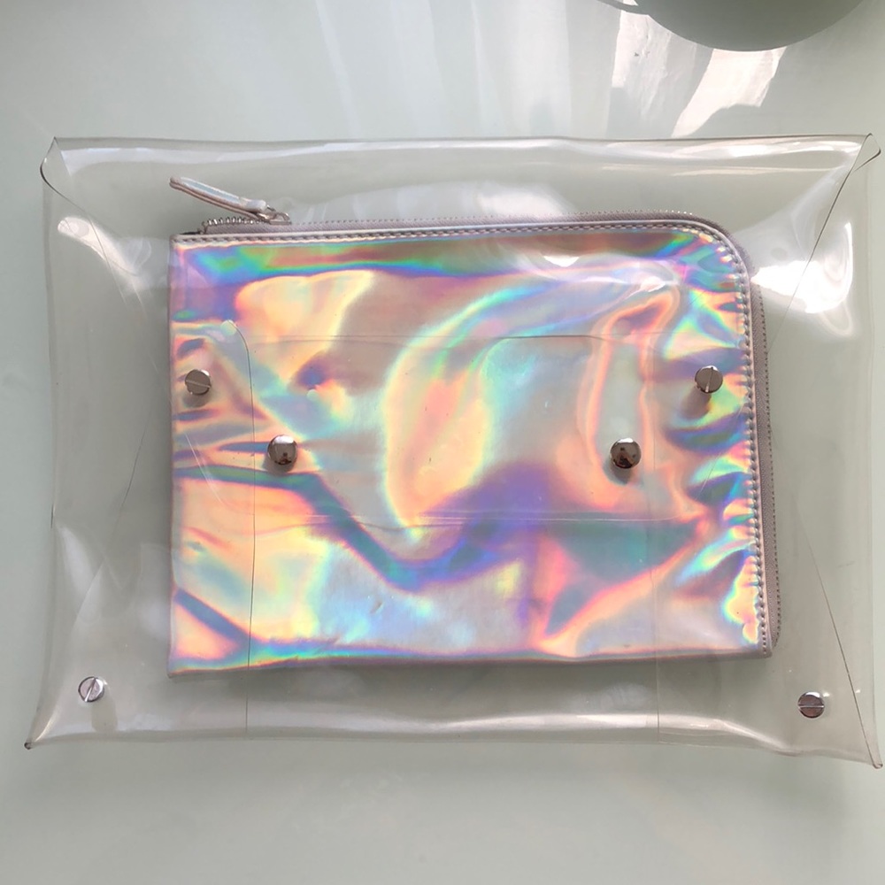 Like Dreams Transparent Clutch